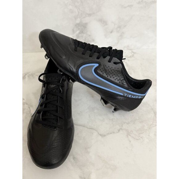 Nike Tiempo Legend 9 Elite FG Soccer Cleats Black Blue CZ8482-004 Men’s Size 6.5 main image 6